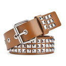 Belt Punk Hardware Jeans Strap