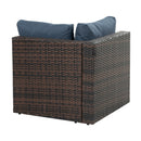 Patio Furniture, Outdoor Furniture, Seasonal PE Wicker Furniture, 5 Set Wicker Furniture With Temper